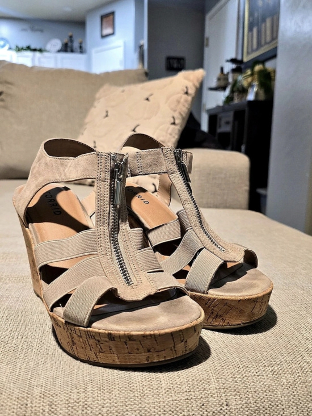Corky's Women's Wedge Sandals in Brown